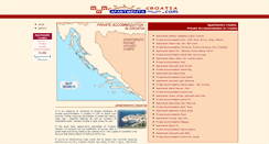 Desktop Screenshot of apartments-croatia.com